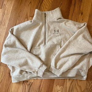 Under Armour Women’s Crop 1/2 Zip Sweatshirt